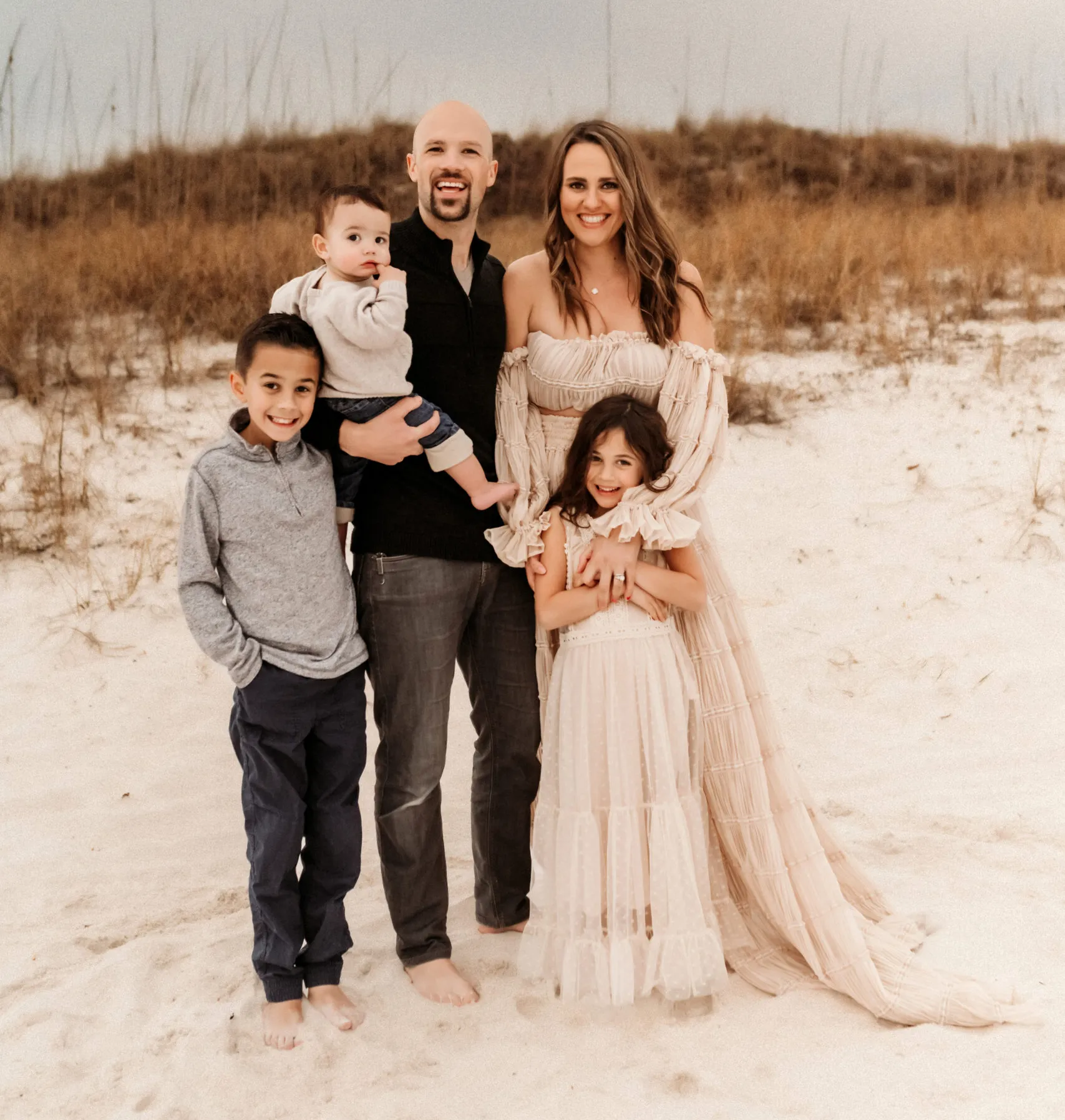 Anastassia Nicole with family